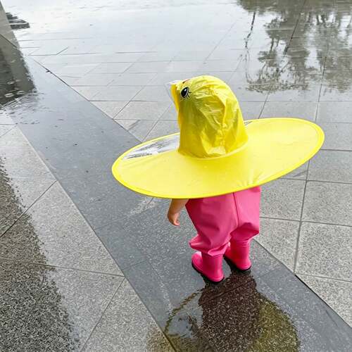 小孩快乐儿童雨衣加厚透气可爱