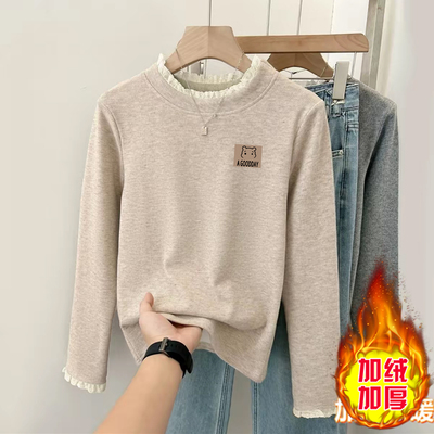 赠运费险中大童德绒内搭打底衫