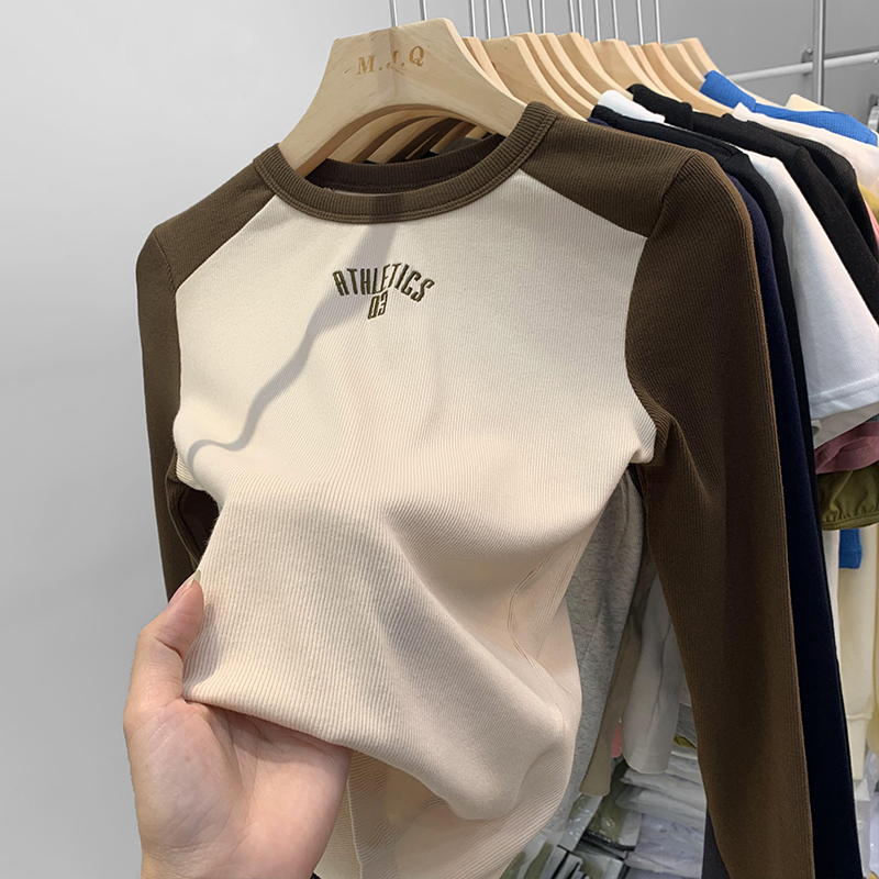 【女童TOP店】纯棉长袖t恤童装
