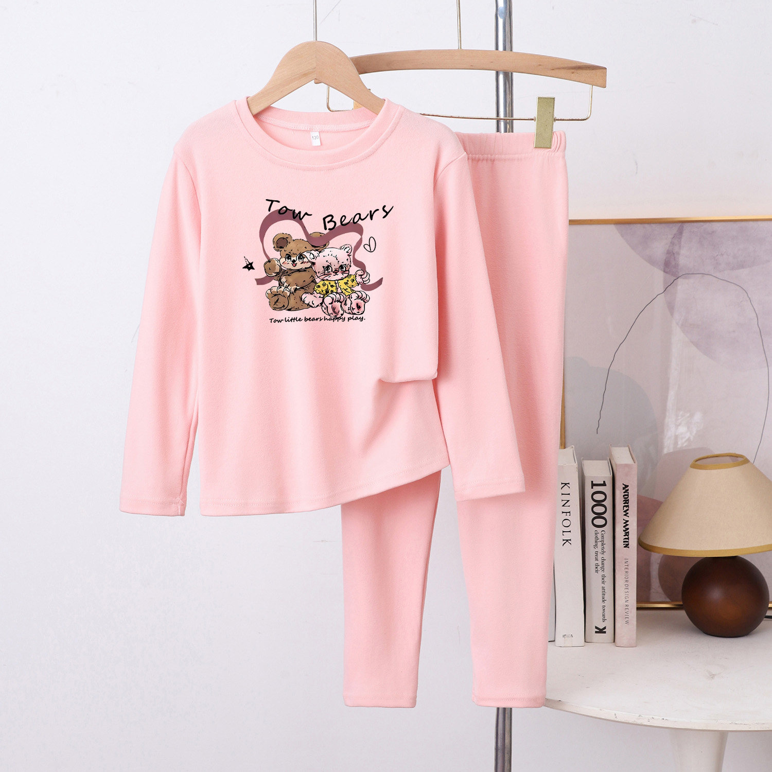 女大童德绒睡衣套装秋冬儿童杏色加厚保暖秋衣秋裤洋气男童家居服,童装/婴儿装/亲子装,家居服套装,淘宝优惠券,粉丝福利购,淘宝优惠卷