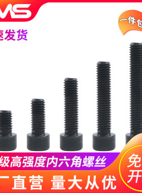 8.8级内六角螺丝高强度螺钉M3M4M5M6M8M10M12M14M16M18M20M24M30/