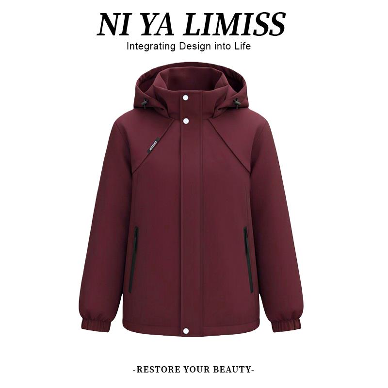 ROUMIKL冬季绝美巨好看冲锋衣外套女2025新款今年流行爆款宽松加