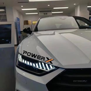 汽车灯眉POWER动力车贴通用车门改装 电瓶车摩托机车拉花 奥迪个性