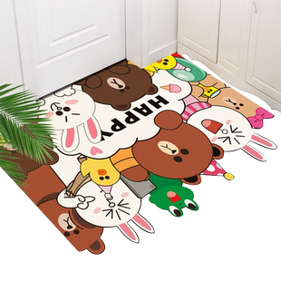 可擦免洗pvc皮革入户门地垫进门口脚垫客厅厨房防滑防油地毯裁剪