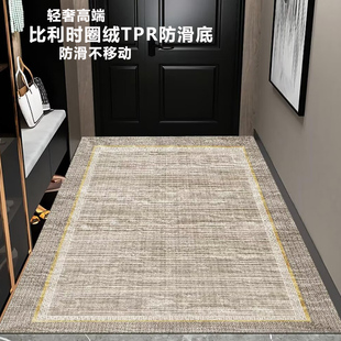 入户门地垫高级感中式入户门垫进门门口垫子家用除尘脚垫客厅地毯