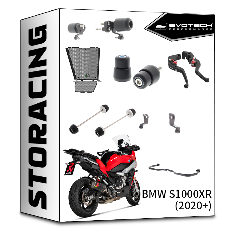 现货EP改装BMW宝马S1000XR前后轮车身防摔水箱保护网车把堵头护手