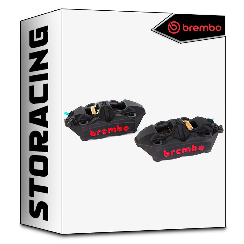 brembo布雷博 m4 100 黑红 摩托车刹车卡钳
