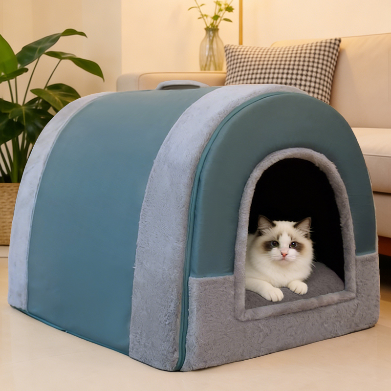 猫窝冬季保暖猫房子可拆洗狗窝
