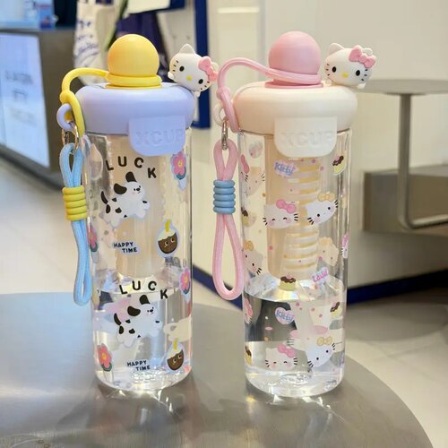 世卡琳大容量茶仓卡通吸管杯