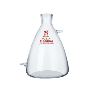 抽滤瓶套装陶瓷布氏漏斗抽滤装置上嘴过滤瓶1000/2500/5000 10/15/20L耐高温上下嘴真空抽滤实验室溶剂过滤器