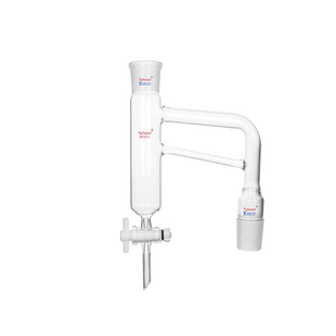 【翌哲】玻璃分水器油水分离器玻璃四氟活塞节门阀门水分水份仪斜管双平行管实验室分水器仪器器材可定制