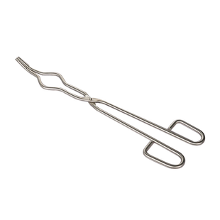 翌哲 实验室坩埚钳 马弗炉坩埚钳 圆钢镀铬灰皿钳不锈钢长柄坩埚钳子高硬度陶瓷坩埚夹子20.5/33/49/53/63cm