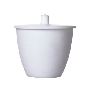 聚四氟乙烯坩埚30/50/100/250/300ml四氟 F4 特氟龙带盖加厚干锅耐强酸碱耐高温实验室仪器器材