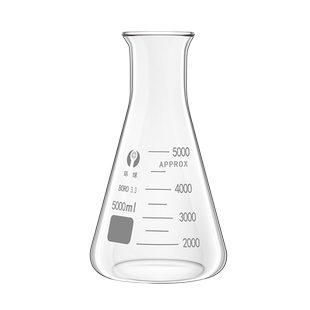 环球广口直口三角烧瓶刻度锥形瓶玻璃烧杯100 150 250 500 1000 2000 3000ml 耐高温化学实验室器材带高硼硅