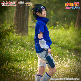 火影忍者Naruto正版宇智波佐助COS服一代cosplay少年套装衣服全套