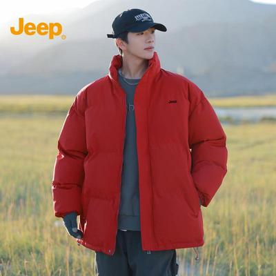 JEEP吉普加厚羽绒棉服新款秋冬