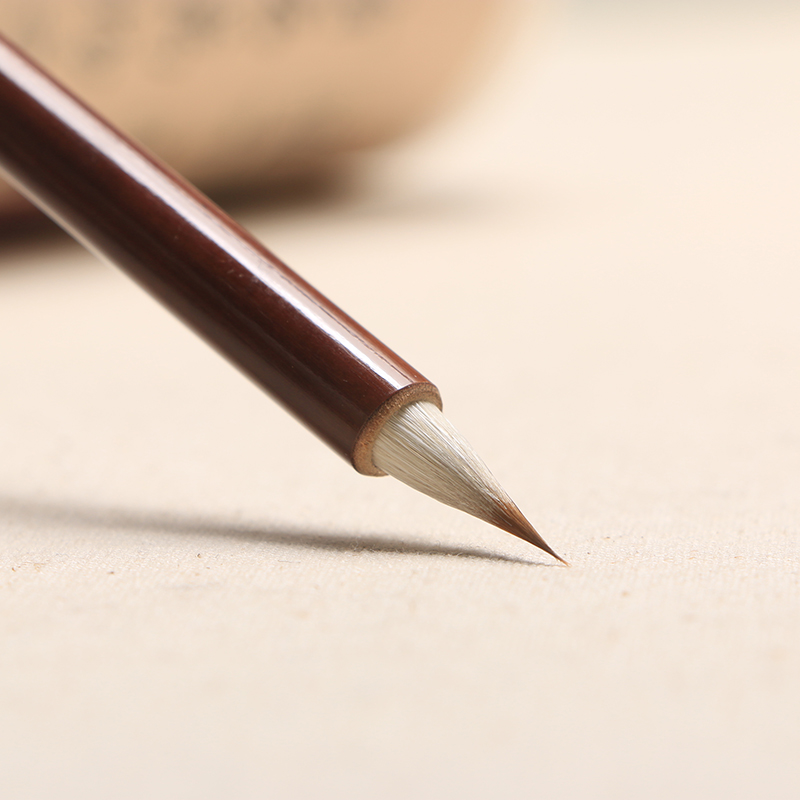 毛笔小楷紫狼羊兼毫簪花