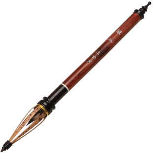 玉玄阁小楷毛笔华年古法仿唐制正仓院檀木杆纯紫兔毫笔软笔书法临摹描红练习创作楷书抄经专业级高档硬毫毛笔