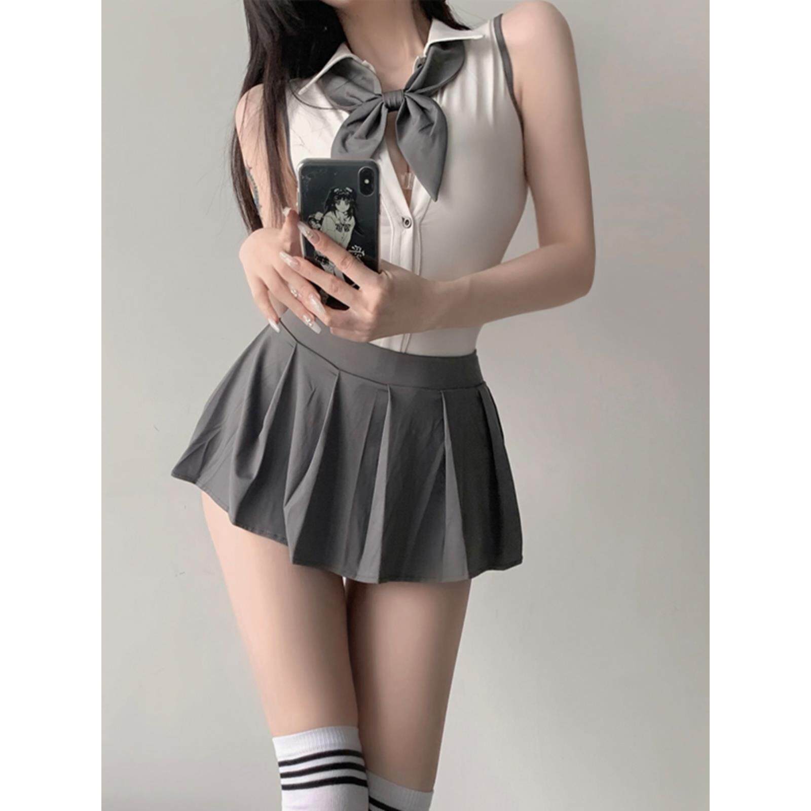 cosplay性感学院风校园学生服装纯欲女仆制服诱感套装JK水手服女