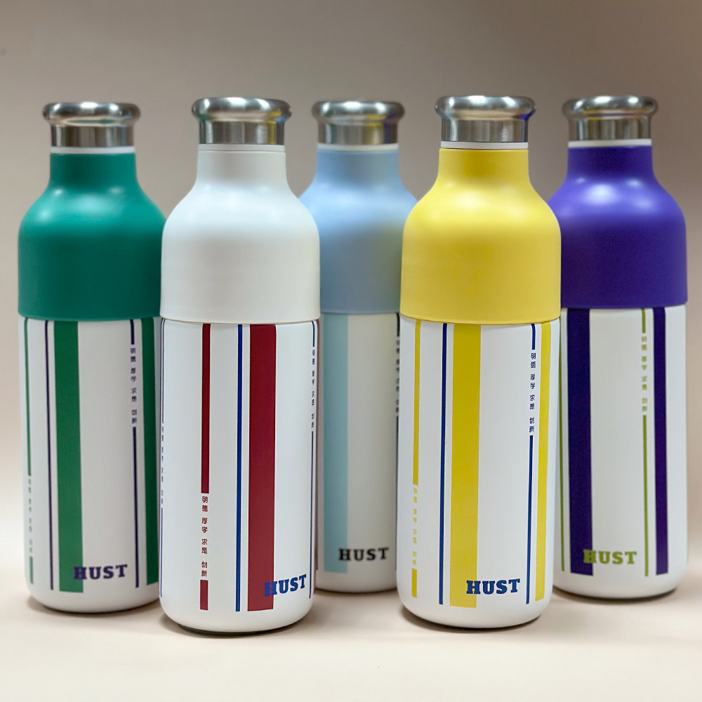 HUST保温杯男女便携水杯运动款华中科技大学［官方正品］