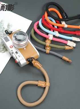 耐影适用于相机登山绳 手腕带户外微单反手带绳尼康Z6 A7M2/R5 Z50索尼a6000 a5100/松下S5富士XS10 XT5