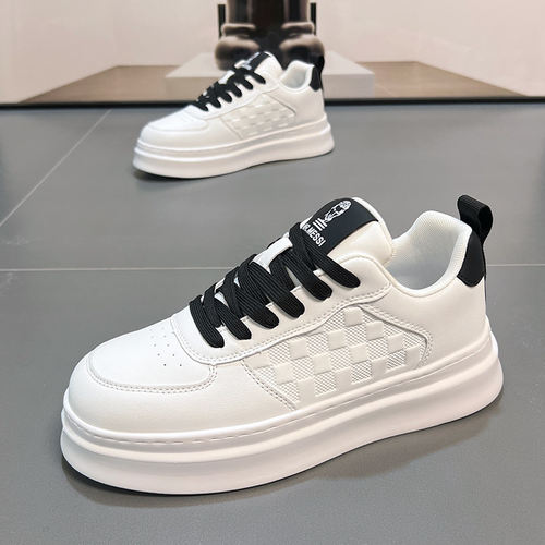 休闲鞋真皮轻奢百搭潮男港风板鞋