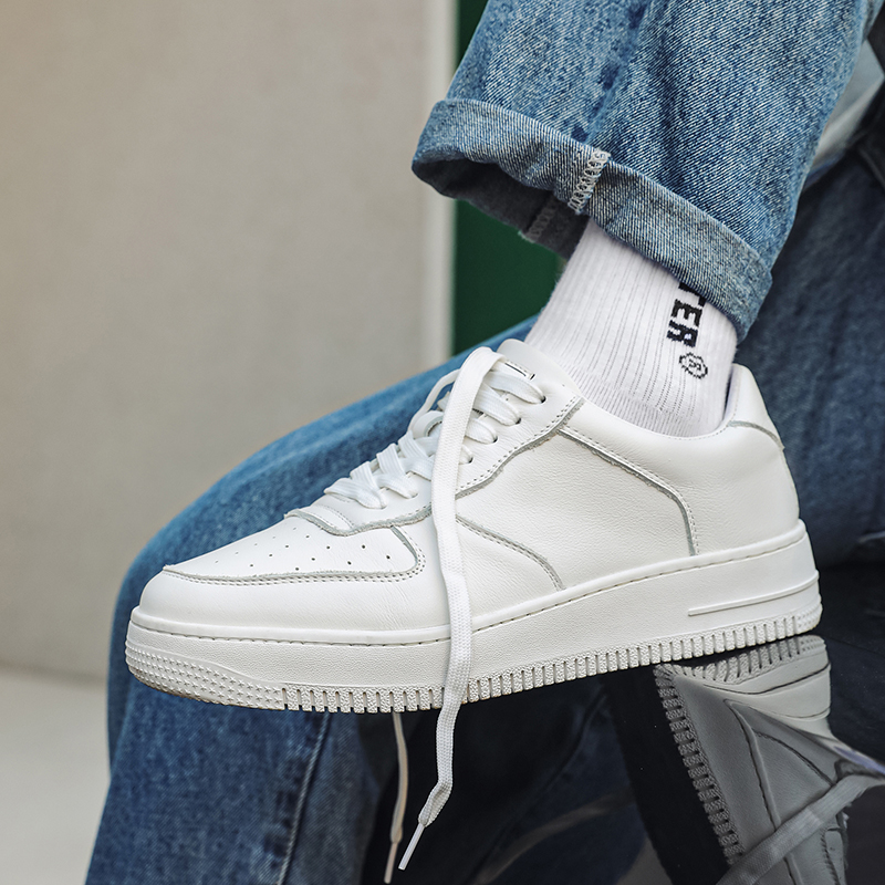 百搭厚底白色板鞋潮流休闲鞋