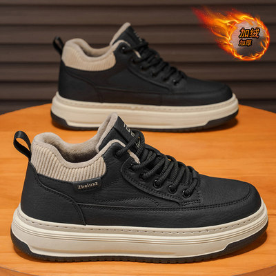 冬季加绒加厚保暖休闲棉鞋