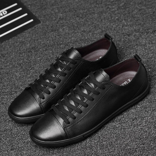 夏季小码真皮透气男士休闲皮鞋