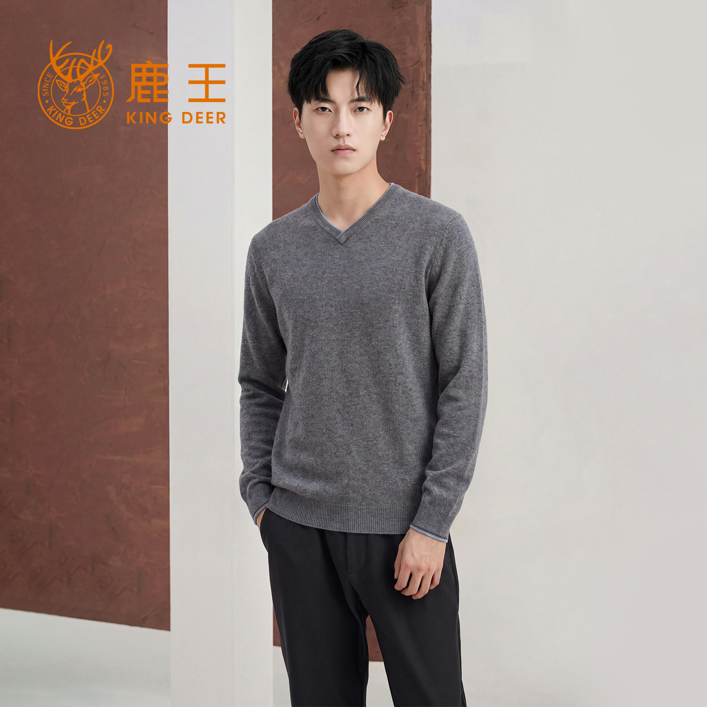 KingDeer/鹿王羊绒衫男士图片