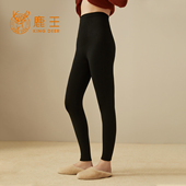 新款 秋季 百搭防寒高腰修身 裤 鹿王羊毛裤 子 女士高弹柔软舒适时尚