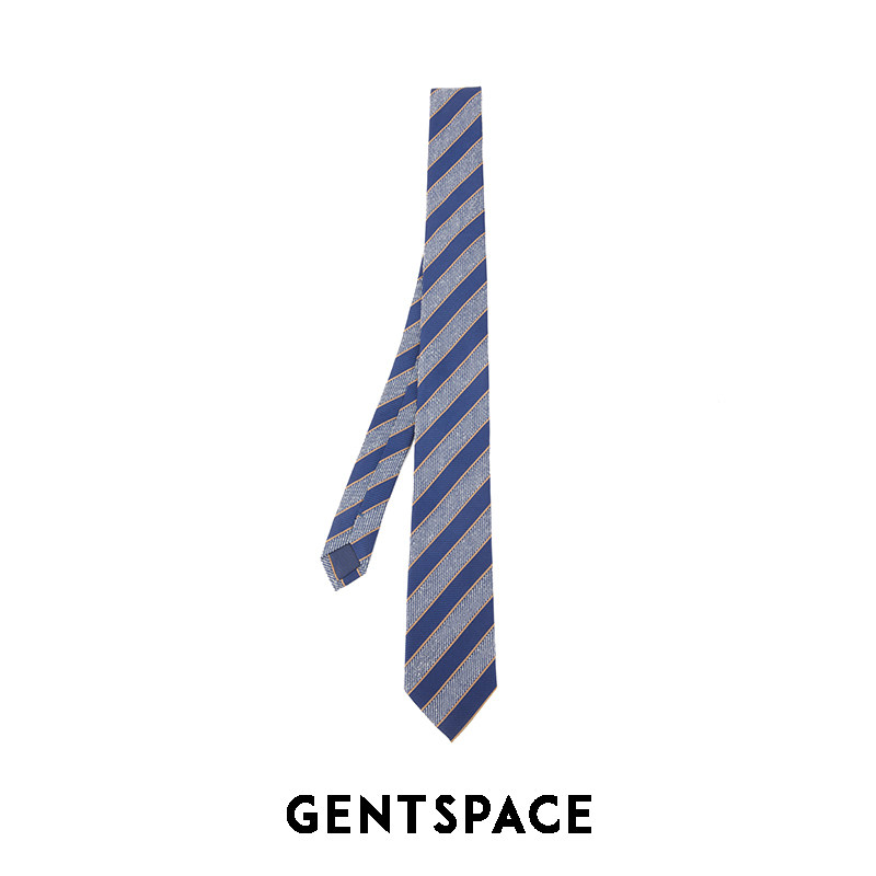 男士正装商务风条纹桑蚕丝领带