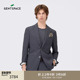西装 GENTSPACE2025春夏新款 羊毛平驳领套西正装 西服外套男高端
