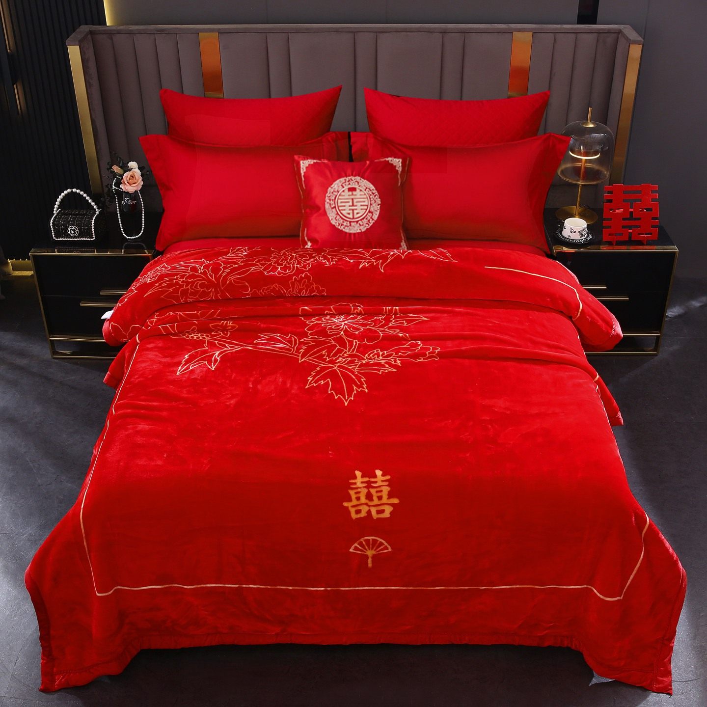 婚庆大红毛毯双层加厚拉舍尔毛毯云毯结婚·送礼陪嫁加厚双人毛毯,床上用品,休闲毯/毛毯/绒毯,淘宝优惠券,粉丝福利购,淘宝优惠卷