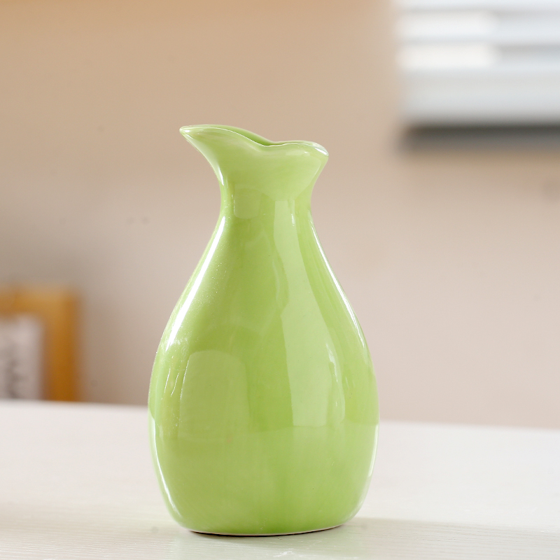 精品迷你520款花瓶桌面个性陶瓷饰品家居摆件花插小花瓶 袖珍净瓶