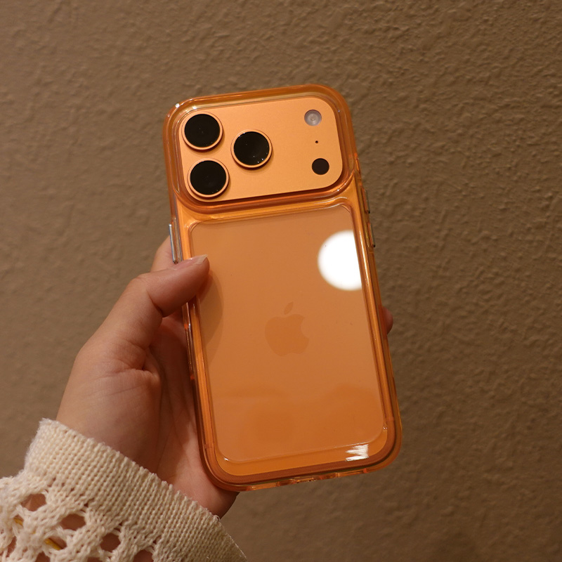 适用苹果17手机壳防摔por新款pro保护壳max透明iphone加厚p太空壳pm星宇橙色ins简约air