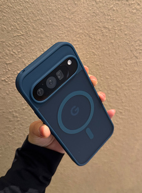 适用谷歌pixel10手机壳pro防摔p新款XL保护套por外壳Google磨砂防指纹蓝色5G肤感男款磁吸magsafe黑色10a