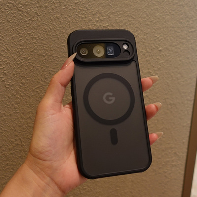 适用谷歌pixel手机壳pro防摔p新款XL保护套por外壳Google磨砂5G防指纹9肤感男款10磁吸magsafe蓝色黑色