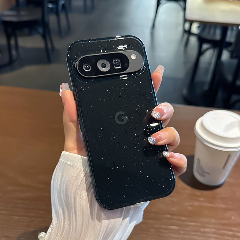 适用谷歌pixel9手机壳pro防摔p新款XL保护套por外壳Google闪粉透明轻奢高级感ins时尚女款细闪