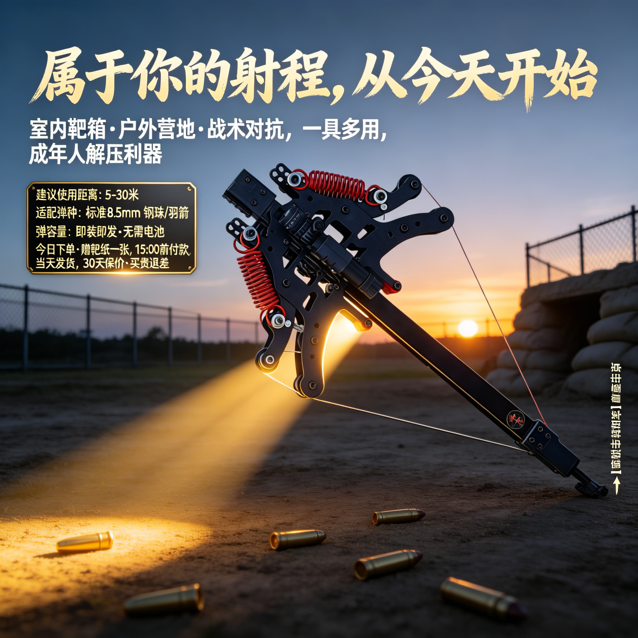 新款毒蛇四代40连发两用复合弓射箭钢珠助手户外运动竞技机械滑轮
