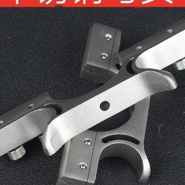 不锈钢款弹弓配件双丝加厚弓头