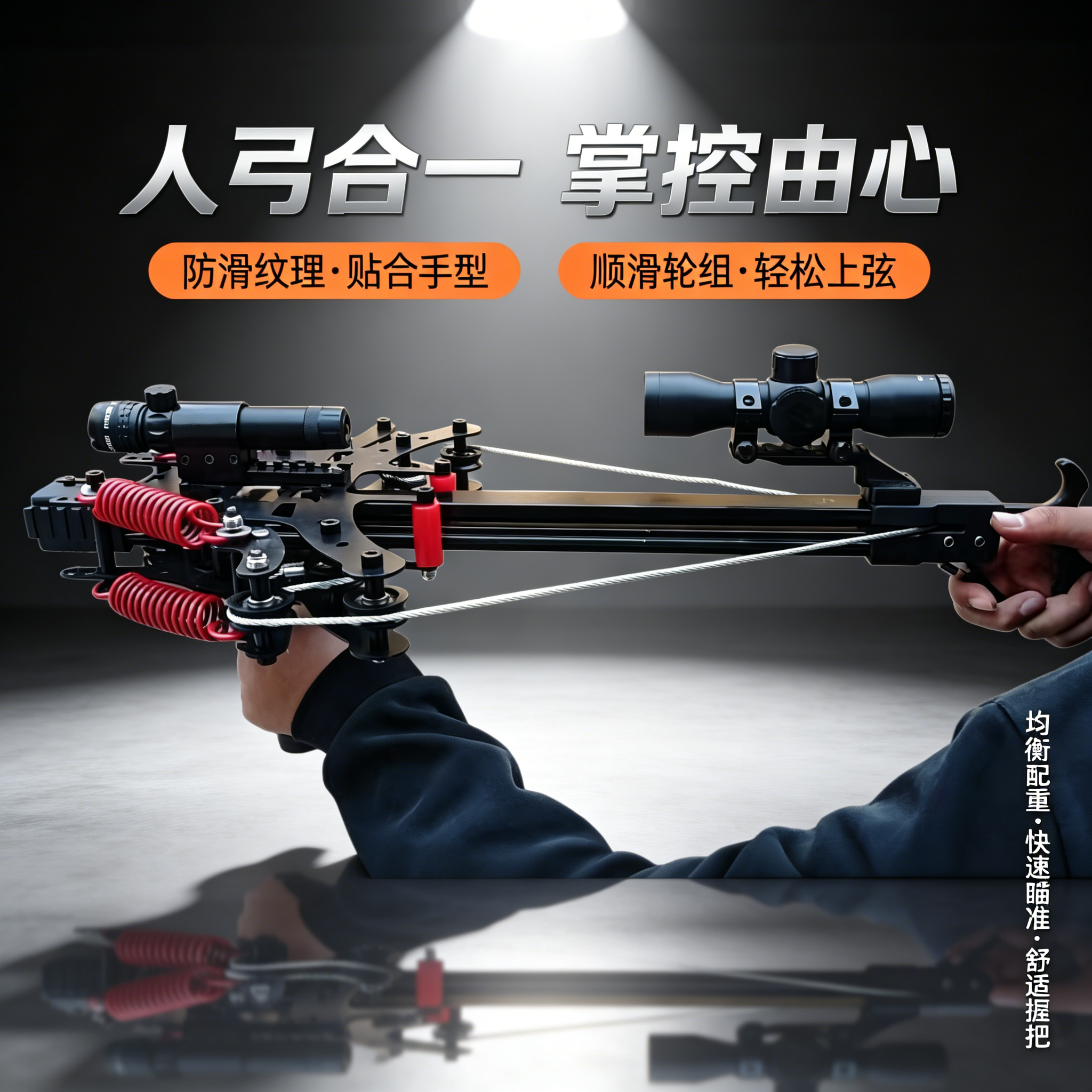 户外竞技弹弓新款毒蛇全面升级强