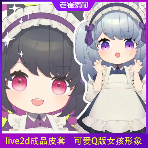 2d虚拟主播形象vts皮套成品
