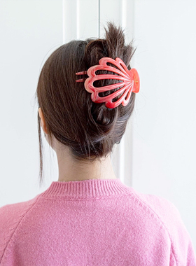 新品原创invisibobble珊瑚抱抱鲨鱼夹大号抓夹稳固紧实生日礼物女