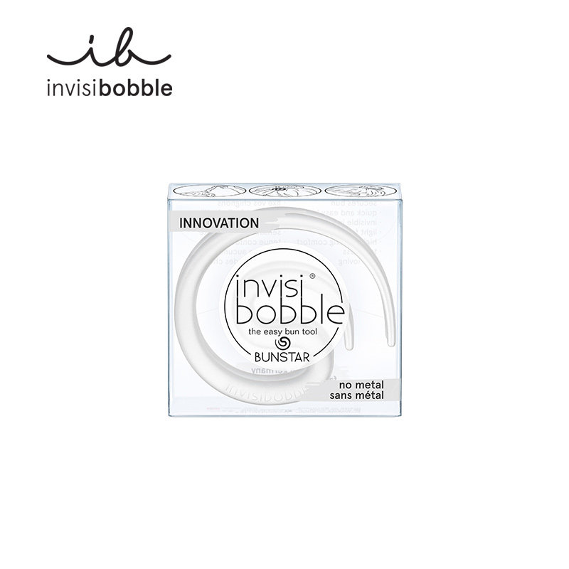invisibobble丸子头盘发