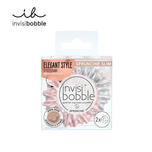invisibobble螺旋绸缎发圈