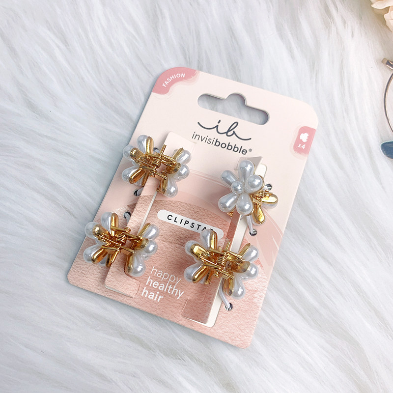 德国invisibobble高级冰晶雪花珍珠发夹抓夹小号鲨鱼夹女4入礼物,饰品/流行首饰/时尚饰品新,发饰,淘宝优惠券,粉丝福利购,淘宝优惠卷