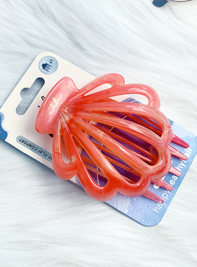 德国原创invisibobble珊瑚蜜语鲨鱼夹大号抓夹稳固紧实生日礼物女