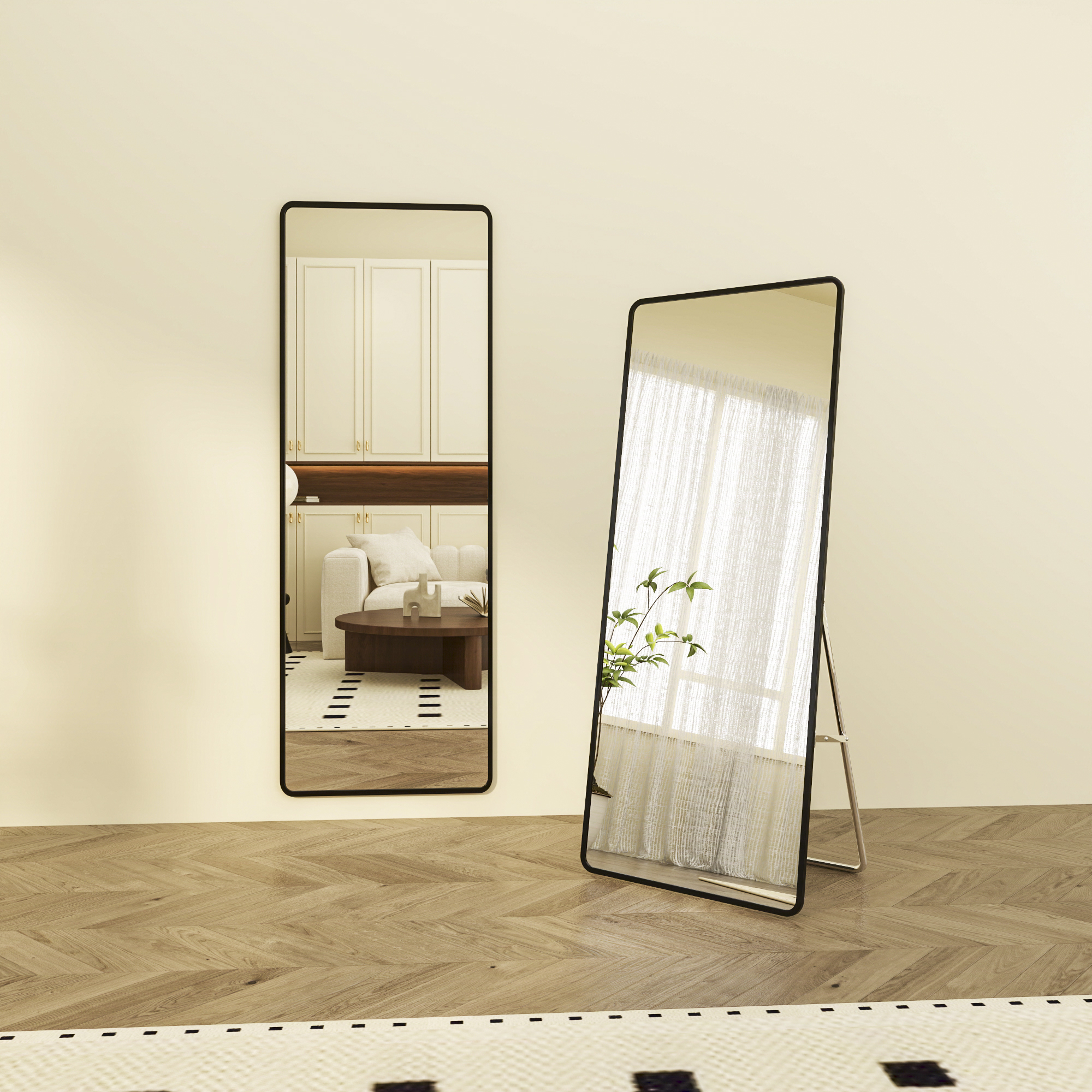 全身镜穿衣落地镜子家用壁挂贴墙网红女生卧室宿舍简约挂墙试衣镜