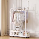 挂衣架卧室落地衣帽架可移动不占空间入户置物架一体靠墙晾衣神器